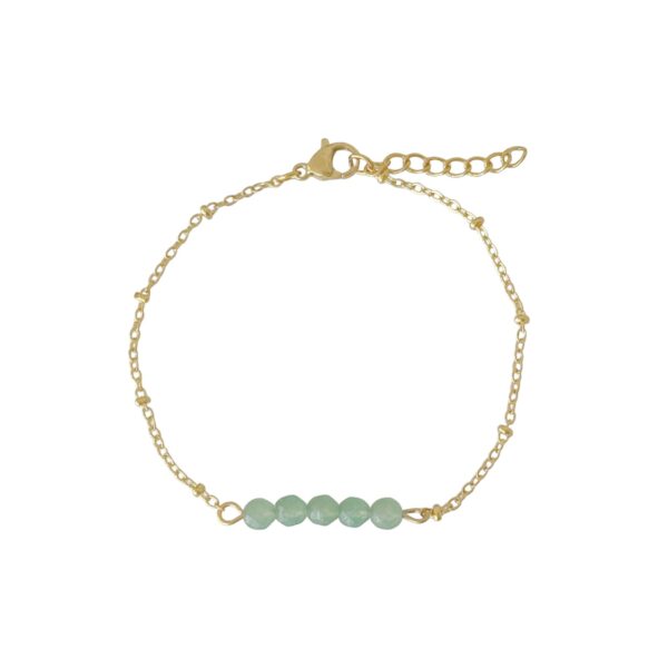 aventurijn armband goud