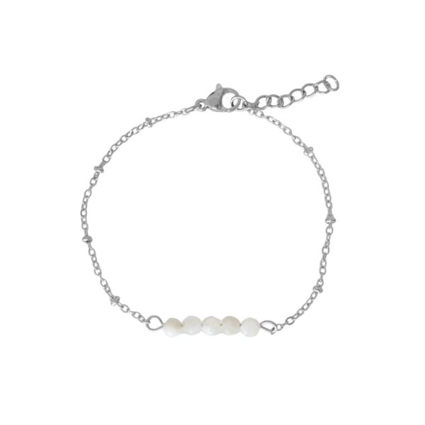 maansteen armband zilver