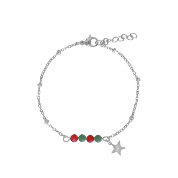 robijn smaragd ster armband