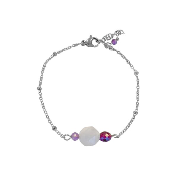 wilskracht vitaliteit armband zilver