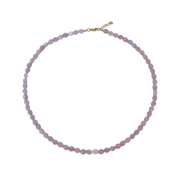 kunziet edelstenen ketting goud