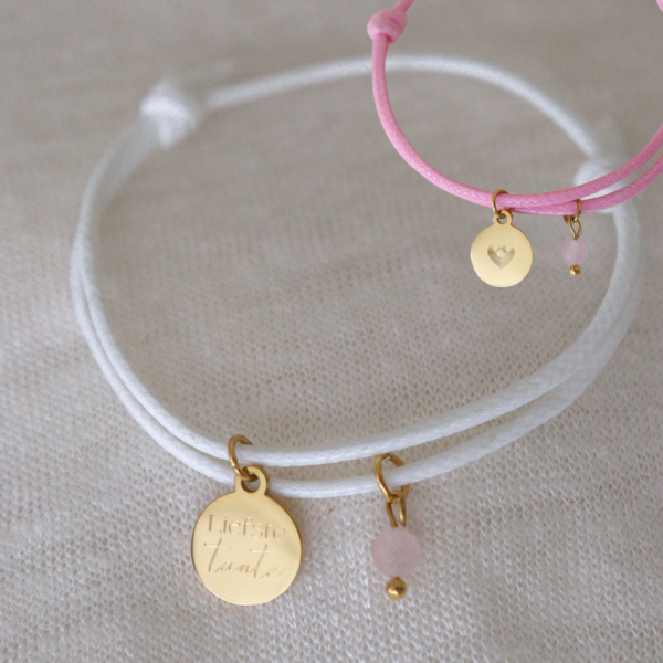 liefste tante armbandje hartje