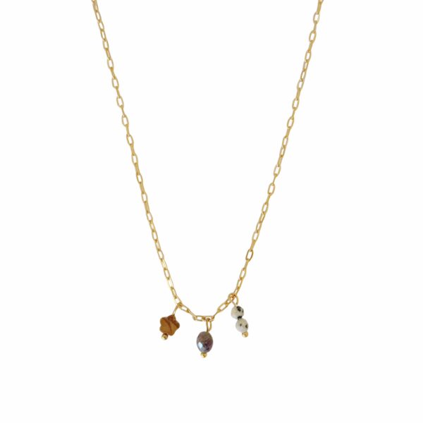 jaspis labradoriet hangers ketting